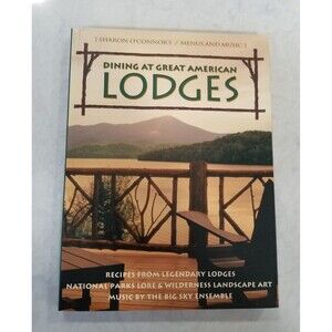 Dining at Great American Lodges recipe Book cookbook paperback